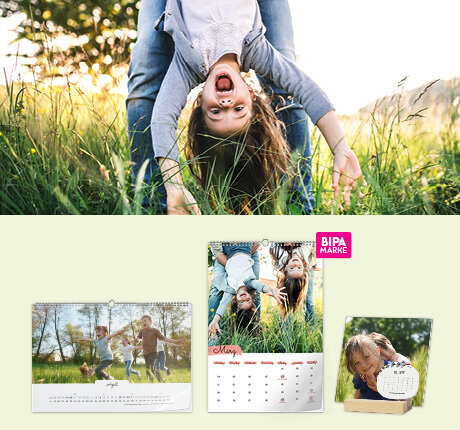 Lustige Familienmomente als personalisierte Fotokalender gestalten – jetzt im BIPA Fotoshop kreativ werden und Freude verschenken.